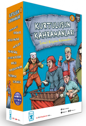Kurtuluşun Kahramanları 3 Seti (10 Kitap Takım) İsmail Bilgin
