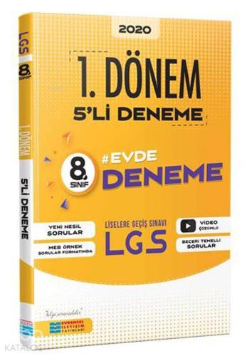 LGS 1. Dönem 5 li Video Çözümlü Deneme Sınavı Evrensel İletişim Yayınl