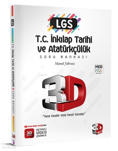 LGS 3D TC.inkılap Tarihi Ve Atatürkçülük Soru Bankası Tamamı Video Çözümlü