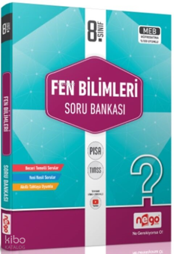 LGS 8.Sınıf Fen Bilimleri Soru Bankası Nego Yayınları