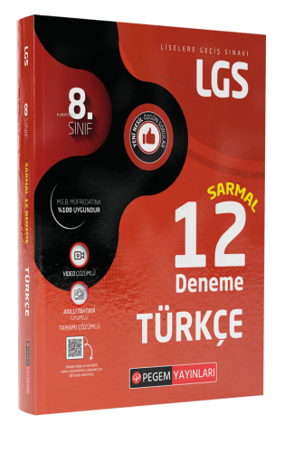 LGS 8.Sınıf Türkçe Sarmal 12 Deneme Kolektif