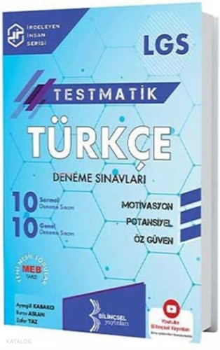 LGS Testmatik Türkçe Deneme Sınavları Bilinçsel Yayınları