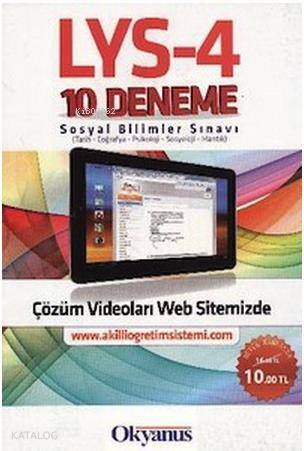 LYS - 4 10 Deneme Tarih Coğrafya Psikoloji Sosyoloji Mantık