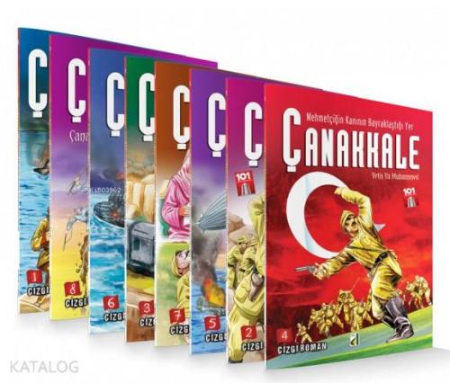 Mehmetçiğin Kanının Bayraklaştığı Yer Çanakkale (8 Kitap Takım) Sara G