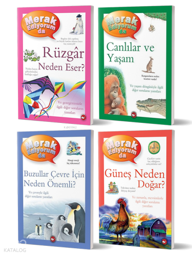 Merak Ediyorum Da Serisi Doğa Kitapları Seti - (4 Kitap)