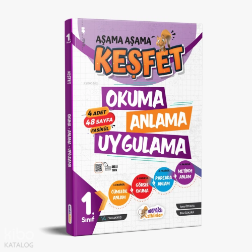 Meraklı Zihinler Yayınları 1. Sınıf Keşfet Okuma Anlama Uygulama Aşama Aşama Keşfet