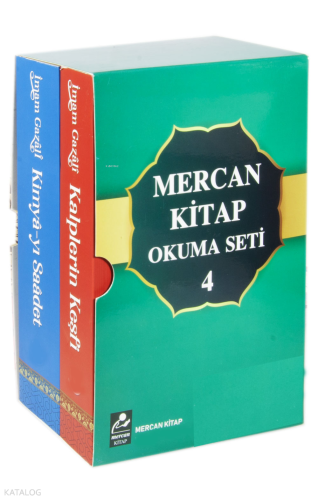 Mercan Okuma Seti 4 (2 Kitap);Kimya-ı Saadet - Kalplerin Keşfi İmam Ga