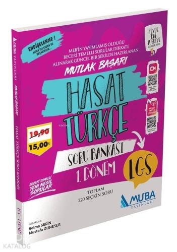 Muba Yayınları 8. Sınıf 1. Dönem LGS Türkçe Hasat Mutlak Başarı Soru Bankası Muba 