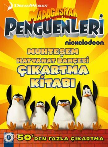 Muhteşem Hayvanat Bahçesi Çıkartma Kitabı; Madagasgar Penguenleri