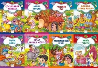 Neşeli Orman Hikayeleri Dizisi (8 Kitap Takım) - Büyük Boy