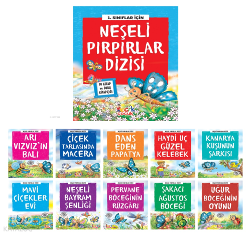 Neşeli Pırpırlar Dizisi;(10 Kitap+Soru Kitapçığı)