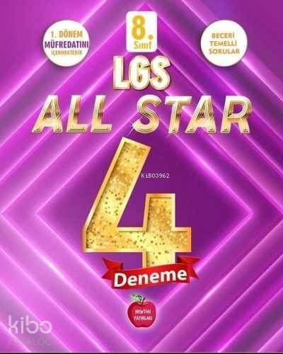 Newton Yayınları 8. Sınıf 1. Dönem LGS All Star 4 Deneme Newton 
