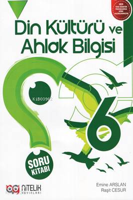 Nitelik Yayınları 6. Sınıf Din Kültürü ve Ahlak Bilgisi Soru Kitabı