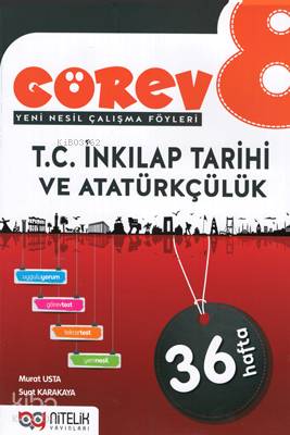 Nitelik Yayınları 8. Sınıf LGS Görev T.C. İnkılap Tarihi ve Atatürkçülük Yeni Nesil Çalışma Föyleri Nitelik 