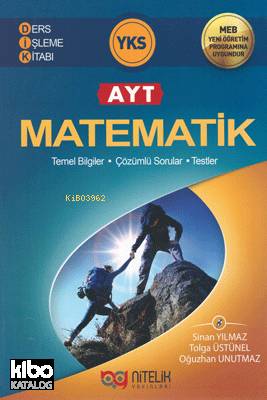Nitelik Yayınları AYT Matematik Ders İşleme Kitabı Nitelik 