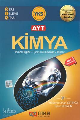 Nitelik Yayınları YKS AYT Kimya Konu Anlatımlı Çözümlü Sorular ve Testler Yeni