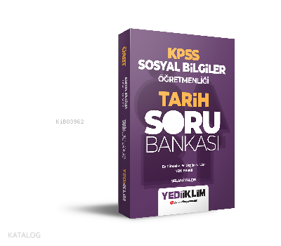 ÖABT Sosyal Bilgiler Öğretmenliği Tarih Tamamı Çözümlü Soru Bankası Se