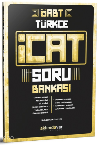 ÖABT Türkçe Öğretmenliği İcat Soru Bankası Süleyman Ökcün