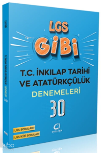 Oksijen 8. Sınıf LGS Gibi Inkilap Tarihi Branş Denemeleri