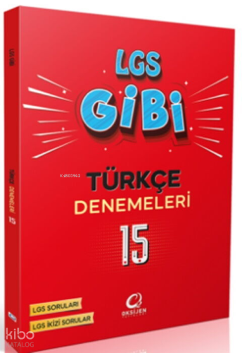 Oksijen Yayınları 8. Sınıf Türkçe LGS Gibi Branş Denemeleri