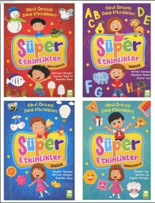 Okul Öncesi Zeka Etkinleri Süper Etkinler 4 Kitap Set Tuba Öztürk
