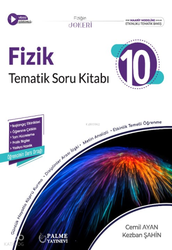 Palme Fiziğin Jokeri 10. Sınıf Fizik Tematik Soru Kitabı Cemil Ayan