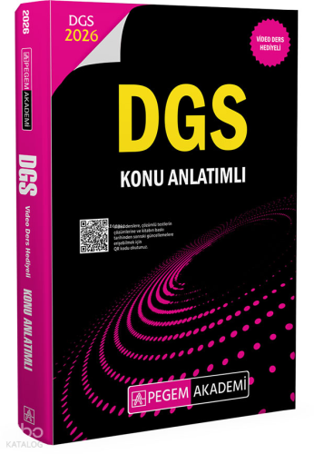 Pegem Akademi 2026 DGS Konu Anlatımlı Kolektif