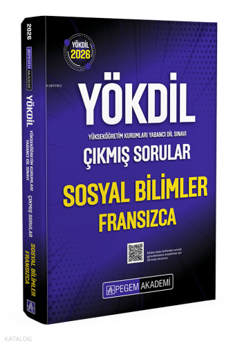 Pegem Akademi 2026 YÖKDİL Sosyal Bilimler Fransızca Çıkmış Sorular Kol