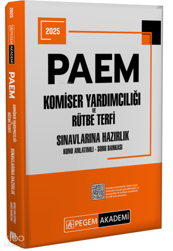 Pegem Akademi Yayınları 2025 PAEM Komiser Yardımcılığı ve Rütbe Terfi Sınavlarına Hazırlık Konu Anlatımlı Soru Bankası