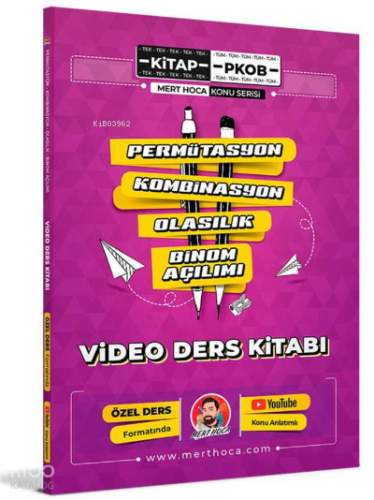 Permütasyon-Kombinasyon-Olasılık Binom Açılımı Video Ders Kitabı