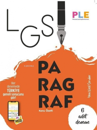 PLE - LGS - Paragraf Kitabı + 6 Türkçe Denemesi Kolektif