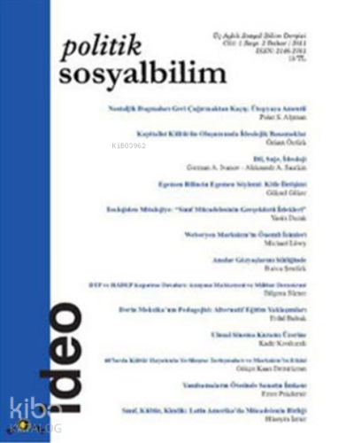 Politik Sosyalbilim Sayı 2 Kolektif