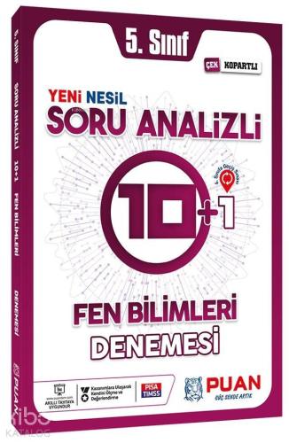 Puan Yayınları 5. Sınıf Fen Bilimleri Yeni Nesil Soru Analizli 10+1 De