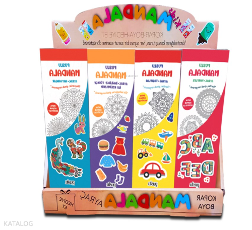 Puslu Mandala Ayraç - Çocuk Set