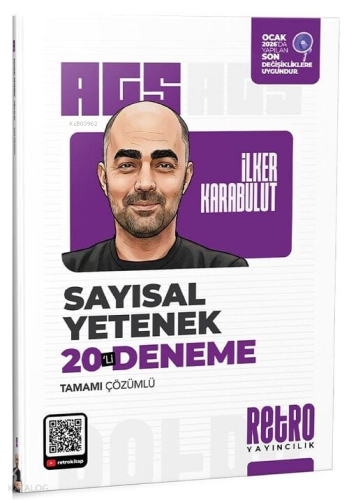 Retro Yayıncılık 2026 MEB-AGS Sayısal Yetenek 20 Deneme Çözümlü