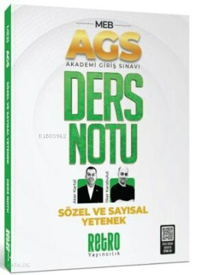 Retro Yayıncılık AGS Sözel ve Sayısal Yetenek Ders Notu