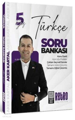 Retro Yayıncılık KPSS Genel Kültür Türkçe Soru Bankası Aker Kartal