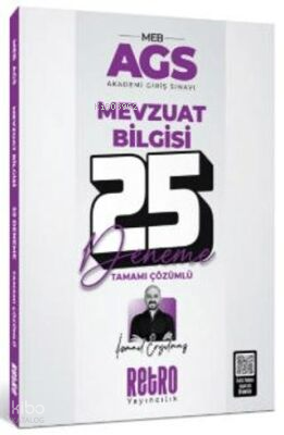 Retro Yayıncılık MEB AGS Mevzuat Bilgisi 25'li Deneme