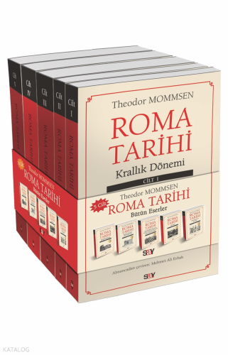 Roma Tarihi Bütün Eserler (5 Cilt) Theodor Mommsen