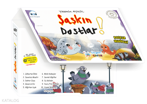 Şaşkın Dostlar Seti (Kutulu - 10 Kitap) Yasemin Aykol