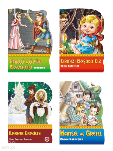 Şekilli Dünya Masalları Seti 2 - (4 Kitap) Kolektif