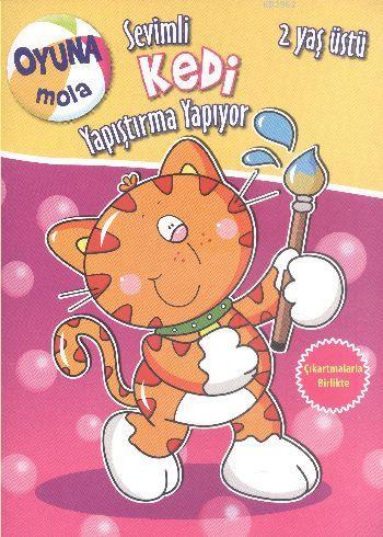 Sevimli Kedi Yapıştırma Yapıyor Kolektif