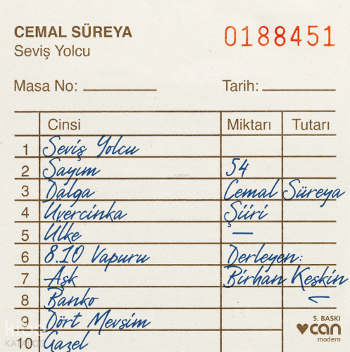 Seviş Yolcu Cemal Süreya