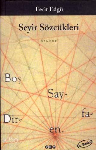 Seyir Sözcükleri Ferit Edgü