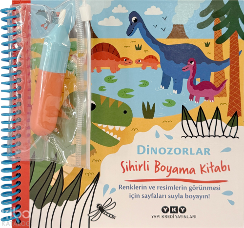 Sihirli Boyama Kitabı - Dinozorlar (Ciltli) Grund