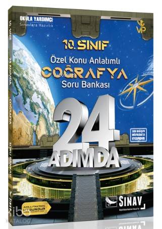 Sınav Dergisi Yayınları 10. Sınıf Coğrafya 24 Adımda Konu Anlatımlı So