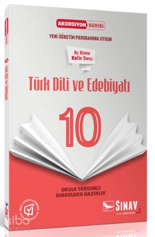 Sınav Dergisi Yayınları 10. Sınıf Türk Dili ve Edebiyatı Akordiyon Serisi Aç Konu Katla Soru Sınav Dergisi Sınav Dergisi 