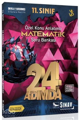 Sınav Dergisi Yayınları 11. Sınıf Matematik 24 Adımda Özel Konu Anlatımlı Soru Bankası Sınav Dergisi 