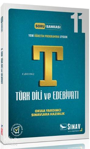 Sınav Dergisi Yayınları 11. Sınıf Türk Dili ve Edebiyatı Soru Bankası Sınav Dergisi 