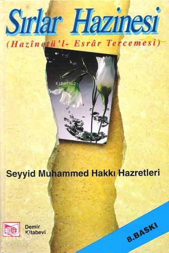 Sırlar Hazinesi (Hazinetü'l-Esrar Tercemesi) (Ciltli, Şamua) Seyyid Mu